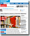 Hillary Clinton's Lessons in Executive Diplomacy