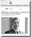 Innovation In Government: Creating The 'Every Day Counts' Program